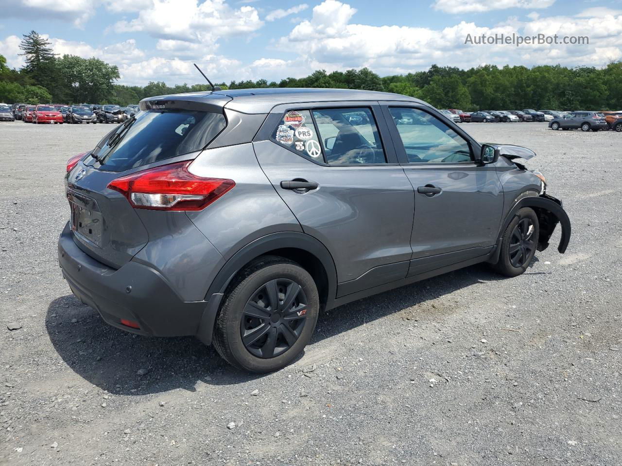 2020 Nissan Kicks S Серый vin: 3N1CP5BV3LL550561