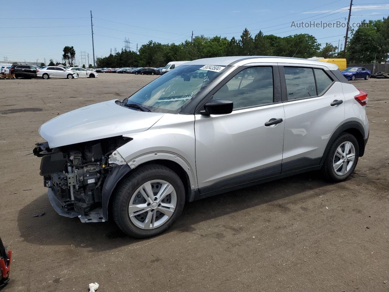 2020 Nissan Kicks S Silver vin: 3N1CP5BV3LL576450