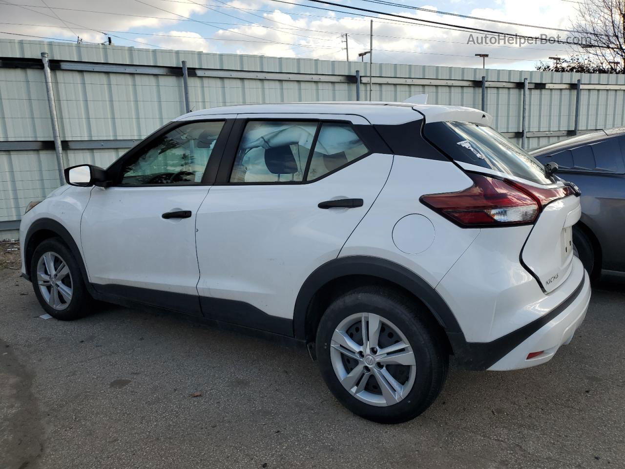 2022 Nissan Kicks S White vin: 3N1CP5BV3NL527154