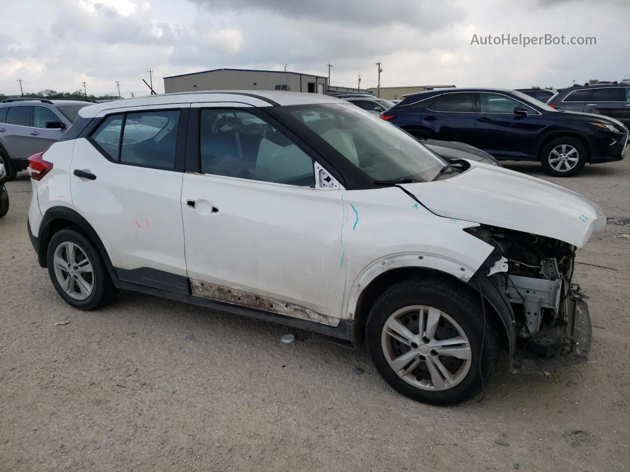 2020 Nissan Kicks S White vin: 3N1CP5BV4LL483209