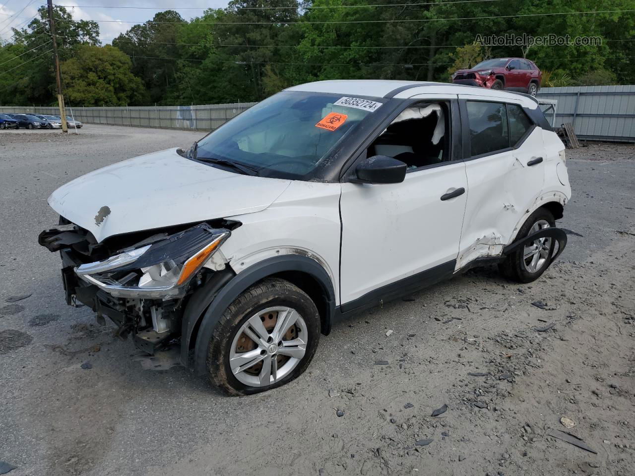 2020 Nissan Kicks S White vin: 3N1CP5BV4LL545823