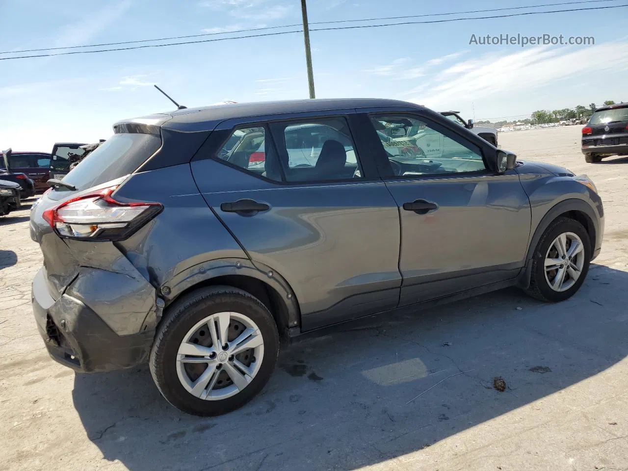 2020 Nissan Kicks S Gray vin: 3N1CP5BV4LL548852