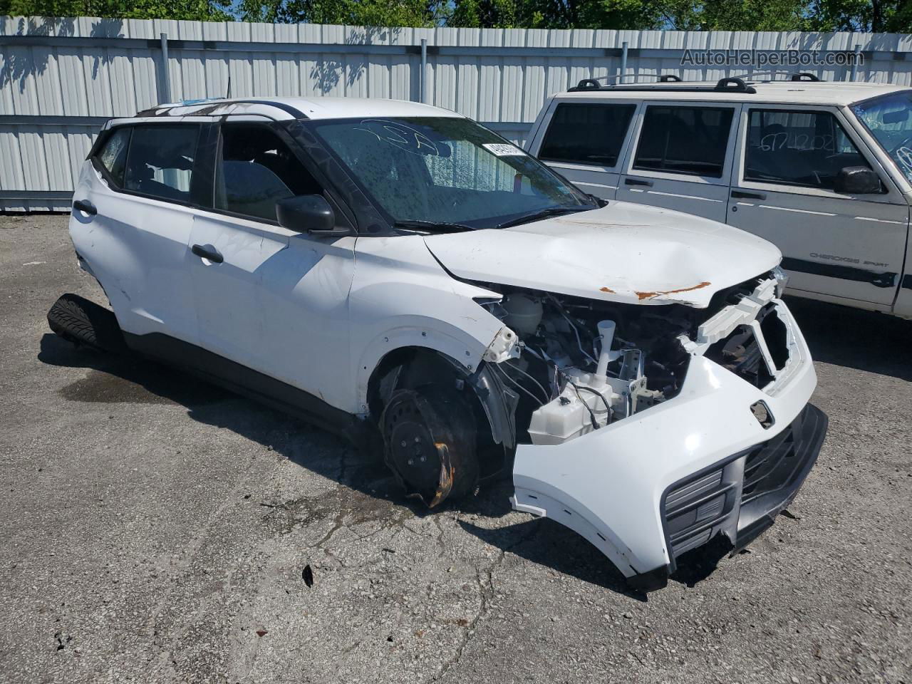 2020 Nissan Kicks S White vin: 3N1CP5BV4LL558698