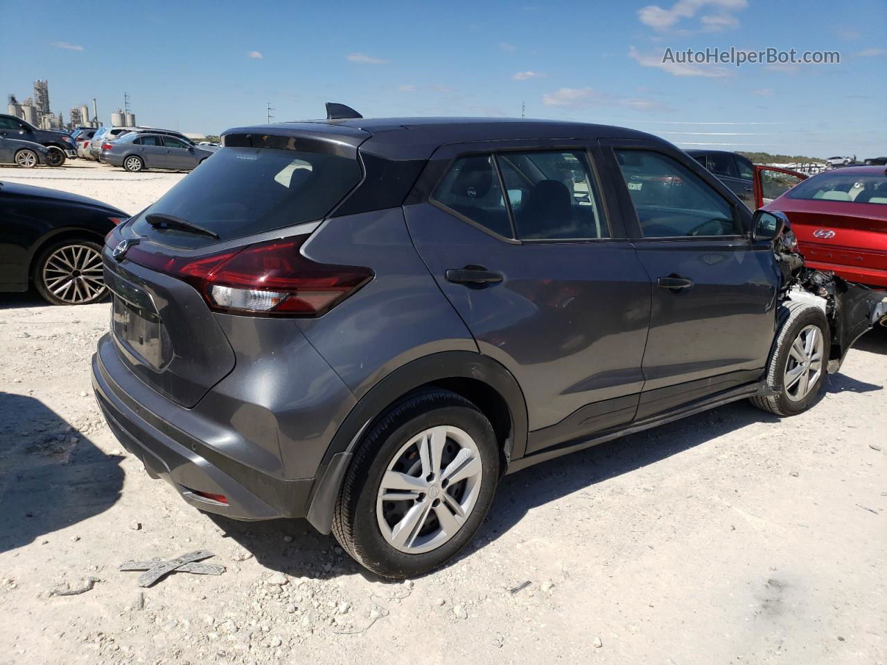 2022 Nissan Kicks S Gray vin: 3N1CP5BV4NL519869