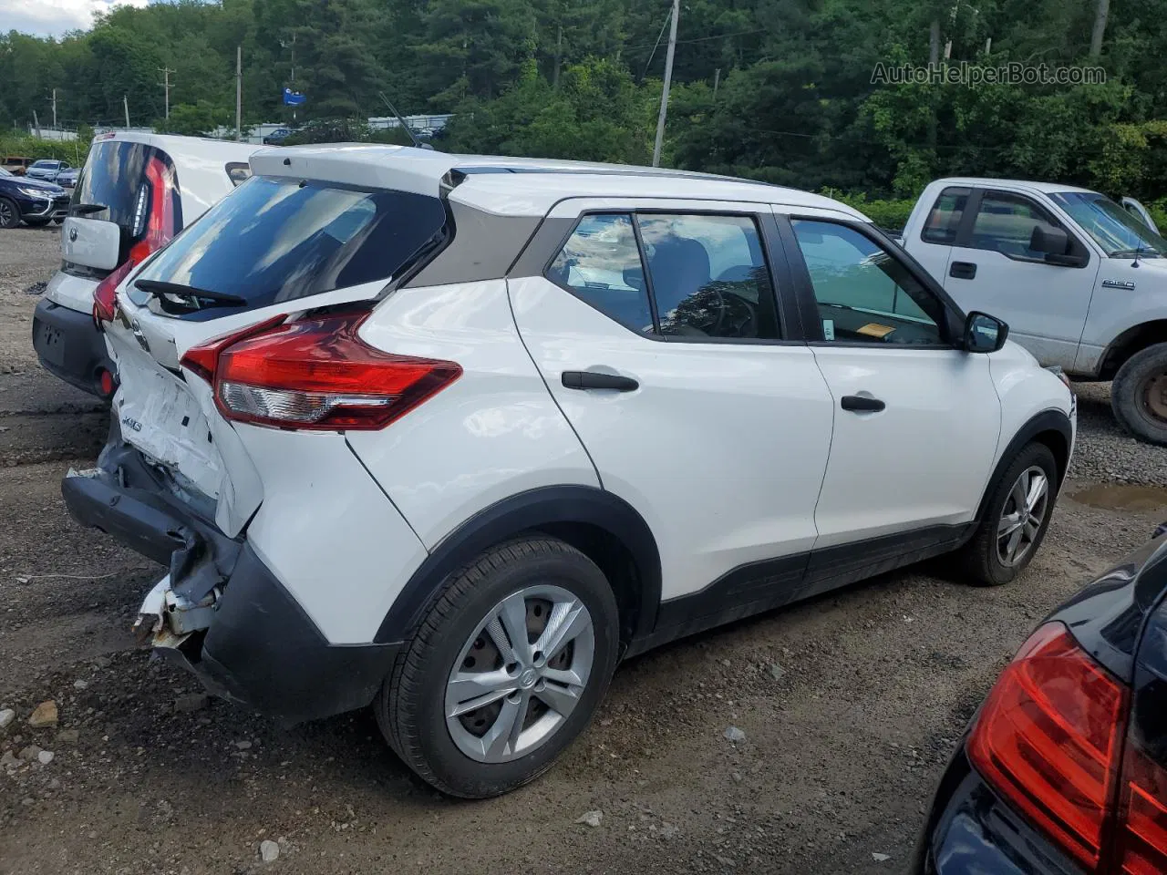 2020 Nissan Kicks S White vin: 3N1CP5BV5LL477998