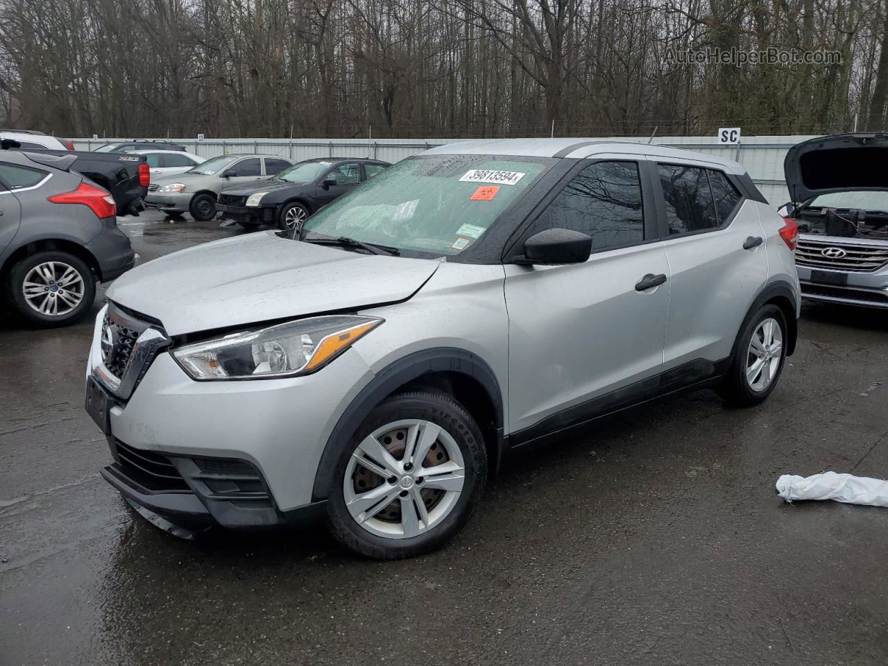 2020 Nissan Kicks S Silver vin: 3N1CP5BV5LL536757