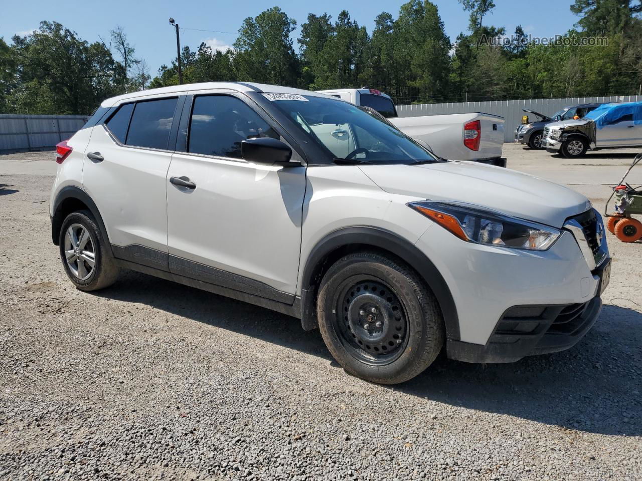 2020 Nissan Kicks S White vin: 3N1CP5BV5LL554319