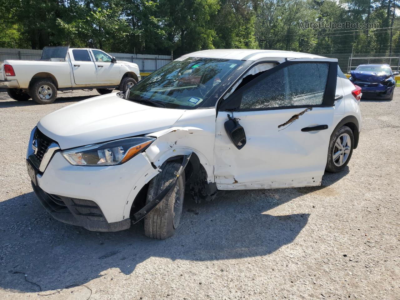 2020 Nissan Kicks S White vin: 3N1CP5BV5LL554319