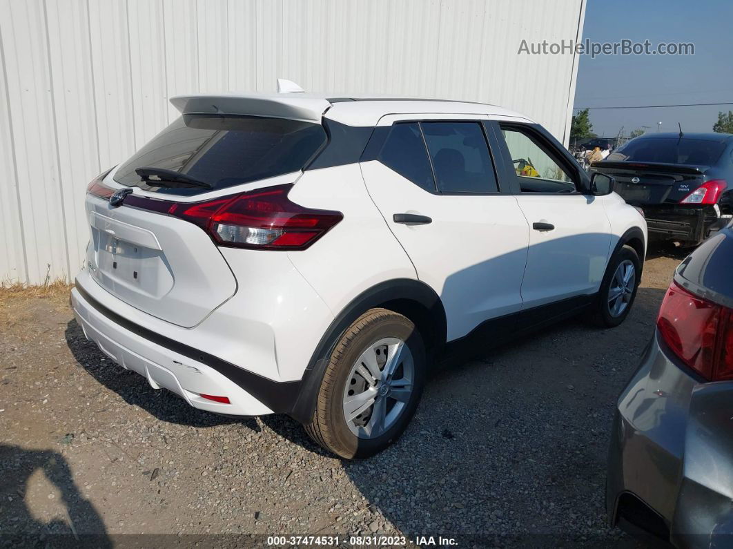 2022 Nissan Kicks S White vin: 3N1CP5BV5NL477194