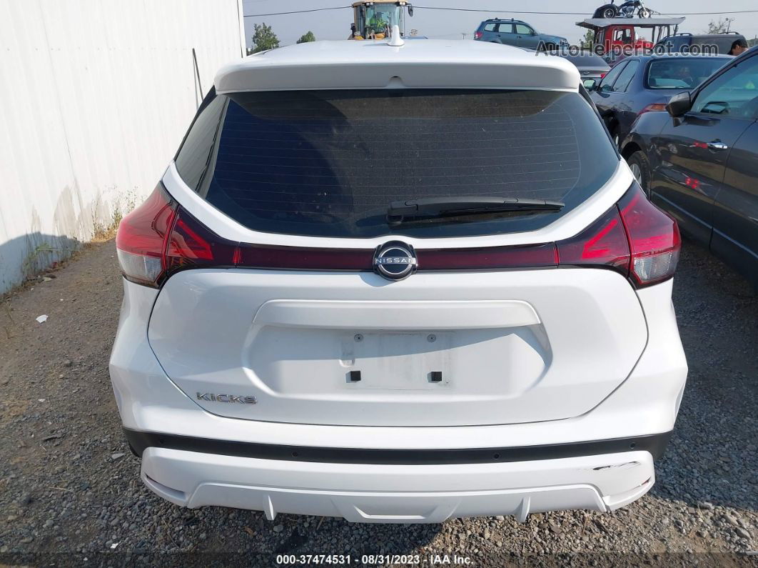 2022 Nissan Kicks S White vin: 3N1CP5BV5NL477194