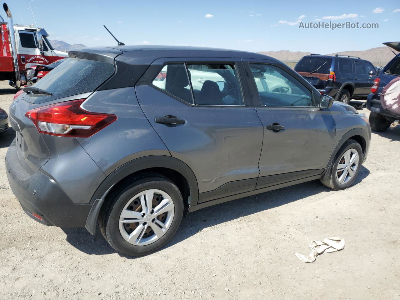 2020 Nissan Kicks S Gray vin: 3N1CP5BV6LL538842