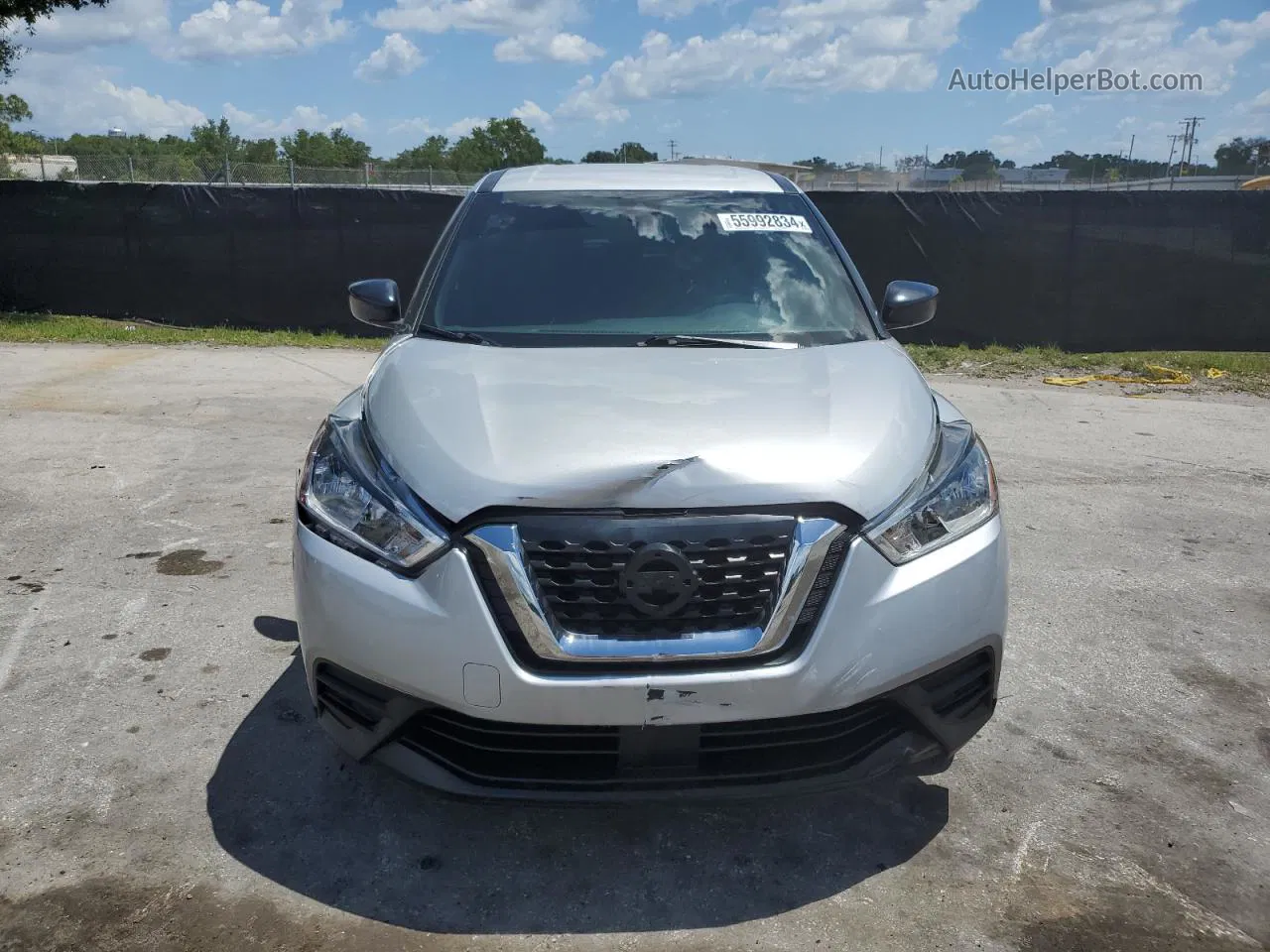 2020 Nissan Kicks S Silver vin: 3N1CP5BV6LL562929