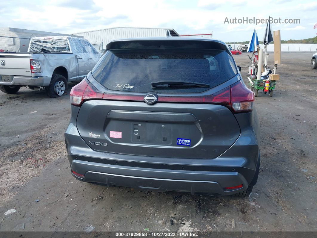 2022 Nissan Kicks S Xtronic Cvt Gray vin: 3N1CP5BV6NL497728