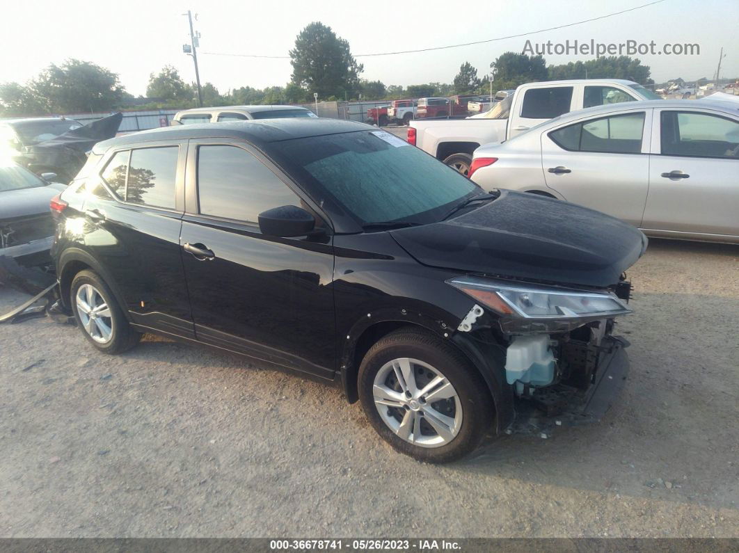 2022 Nissan Kicks S Xtronic Cvt Black vin: 3N1CP5BV6NL521686