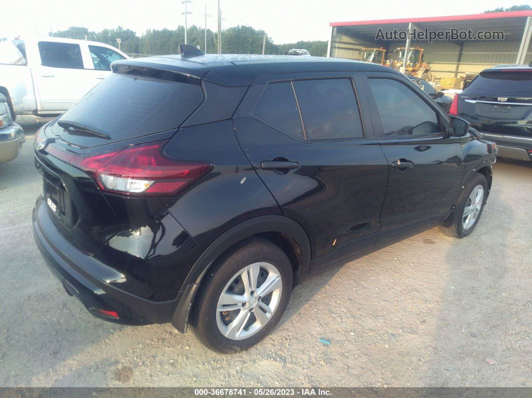 2022 Nissan Kicks S Xtronic Cvt Black vin: 3N1CP5BV6NL521686