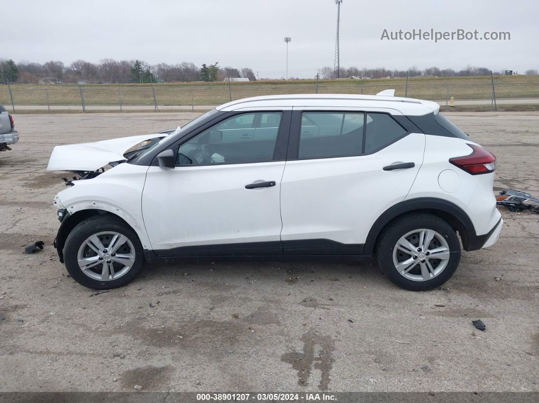 2022 Nissan Kicks S Xtronic Cvt White vin: 3N1CP5BV6NL525575