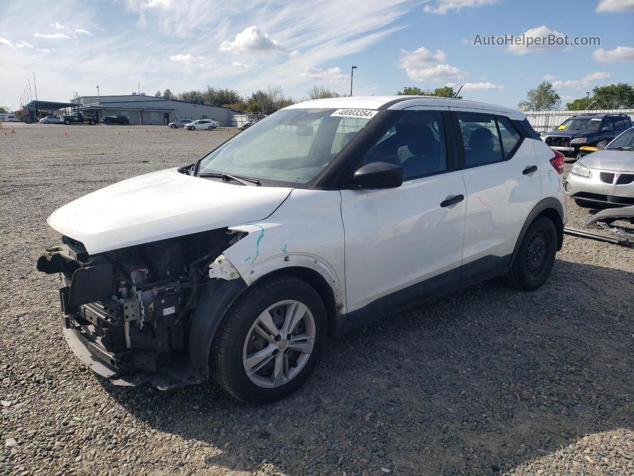 2020 Nissan Kicks S Белый vin: 3N1CP5BV7LL492521