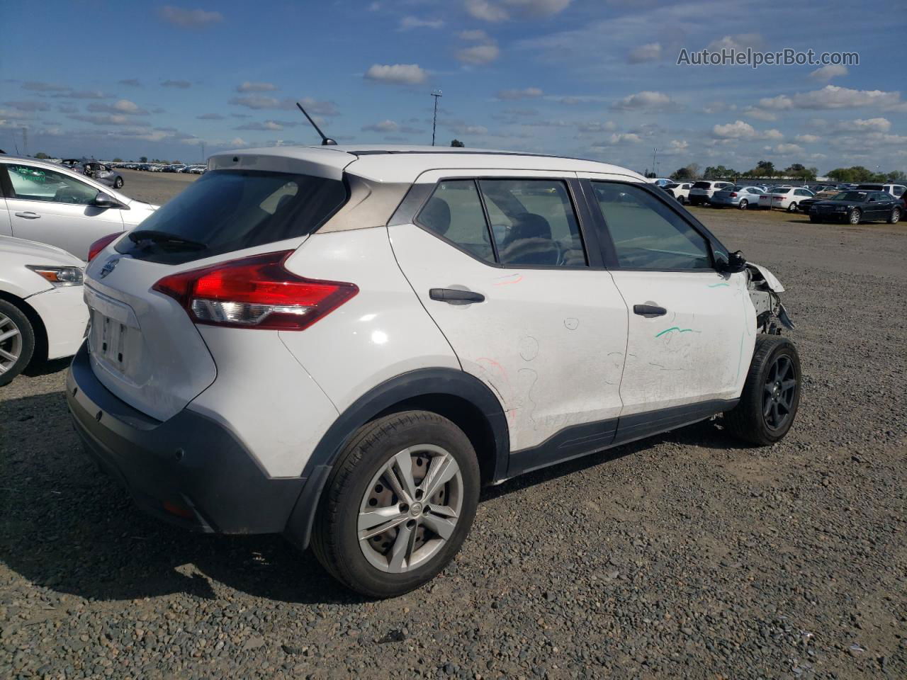 2020 Nissan Kicks S White vin: 3N1CP5BV7LL492521