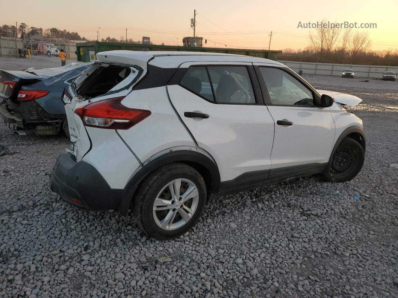 2020 Nissan Kicks S White vin: 3N1CP5BV7LL538140