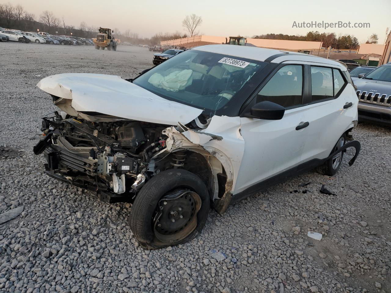 2020 Nissan Kicks S White vin: 3N1CP5BV7LL538140