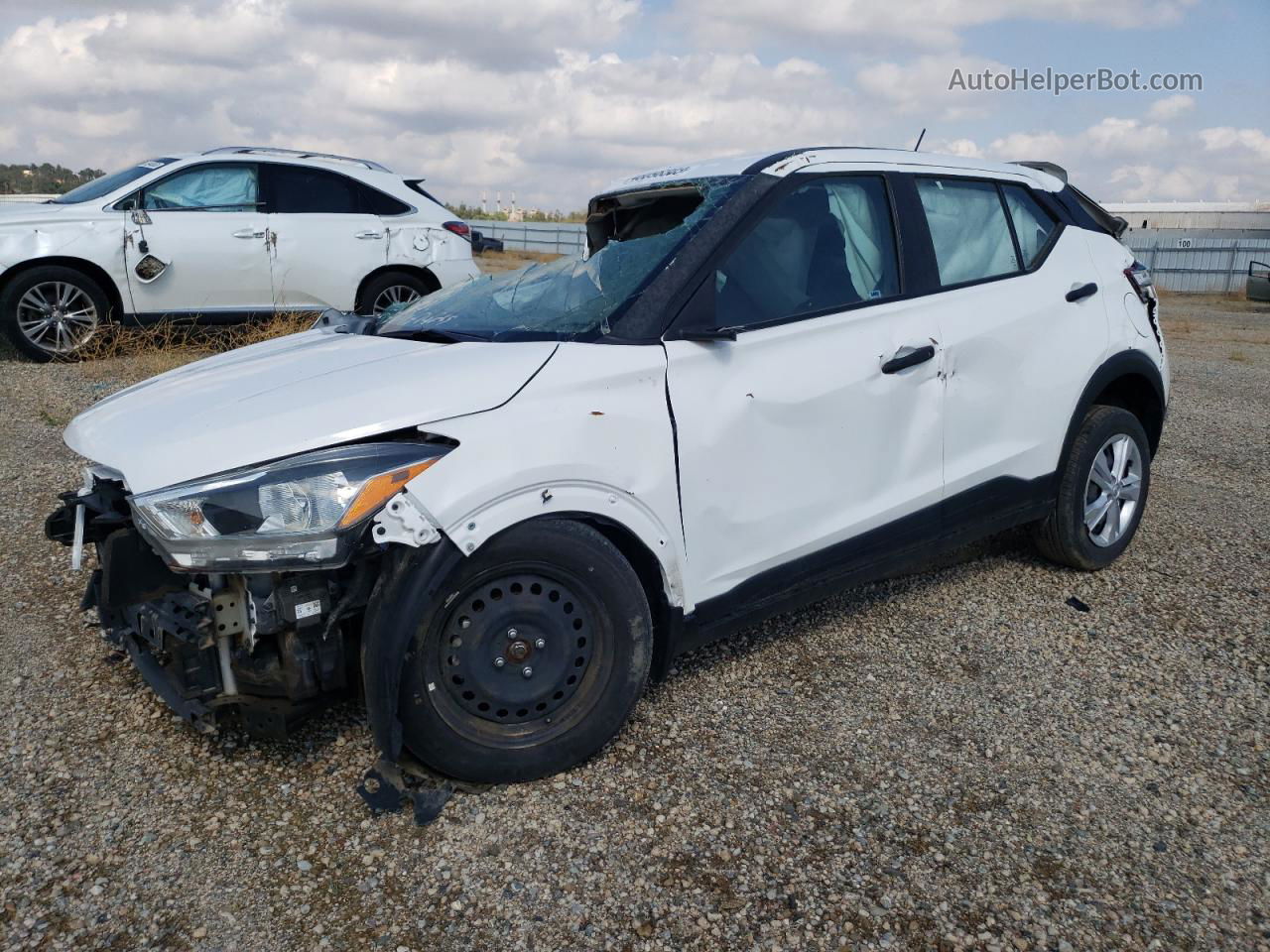 2020 Nissan Kicks S White vin: 3N1CP5BV7LL576225