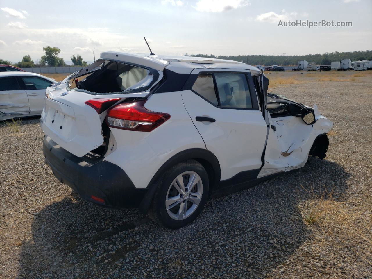 2020 Nissan Kicks S White vin: 3N1CP5BV7LL576225