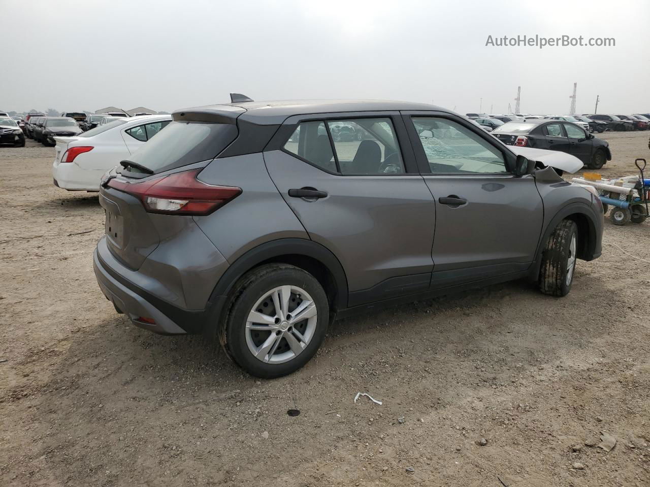 2022 Nissan Kicks S Серый vin: 3N1CP5BV7NL483854