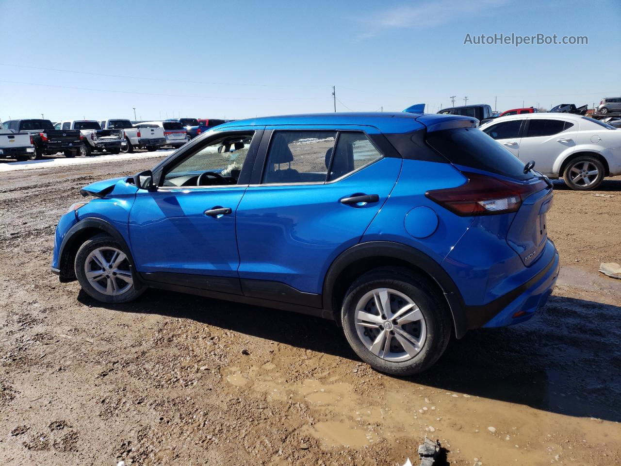 2022 Nissan Kicks S Blue vin: 3N1CP5BV7NL492649