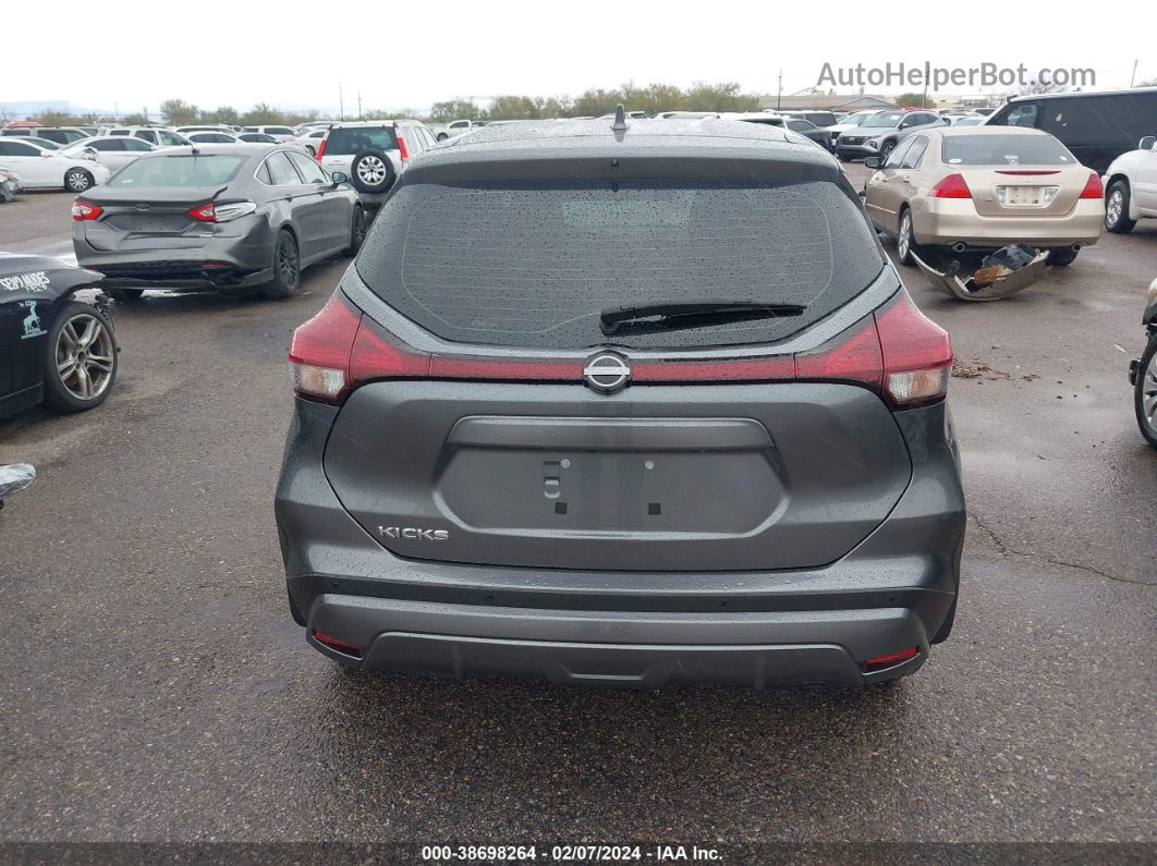 2022 Nissan Kicks S Xtronic Cvt Gray vin: 3N1CP5BV7NL497186