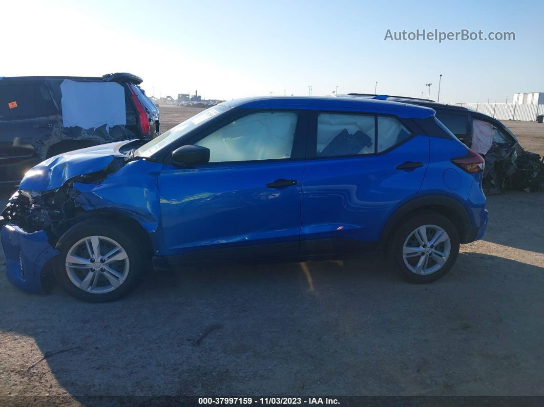 2022 Nissan Kicks S Xtronic Cvt Blue vin: 3N1CP5BV7NL503195