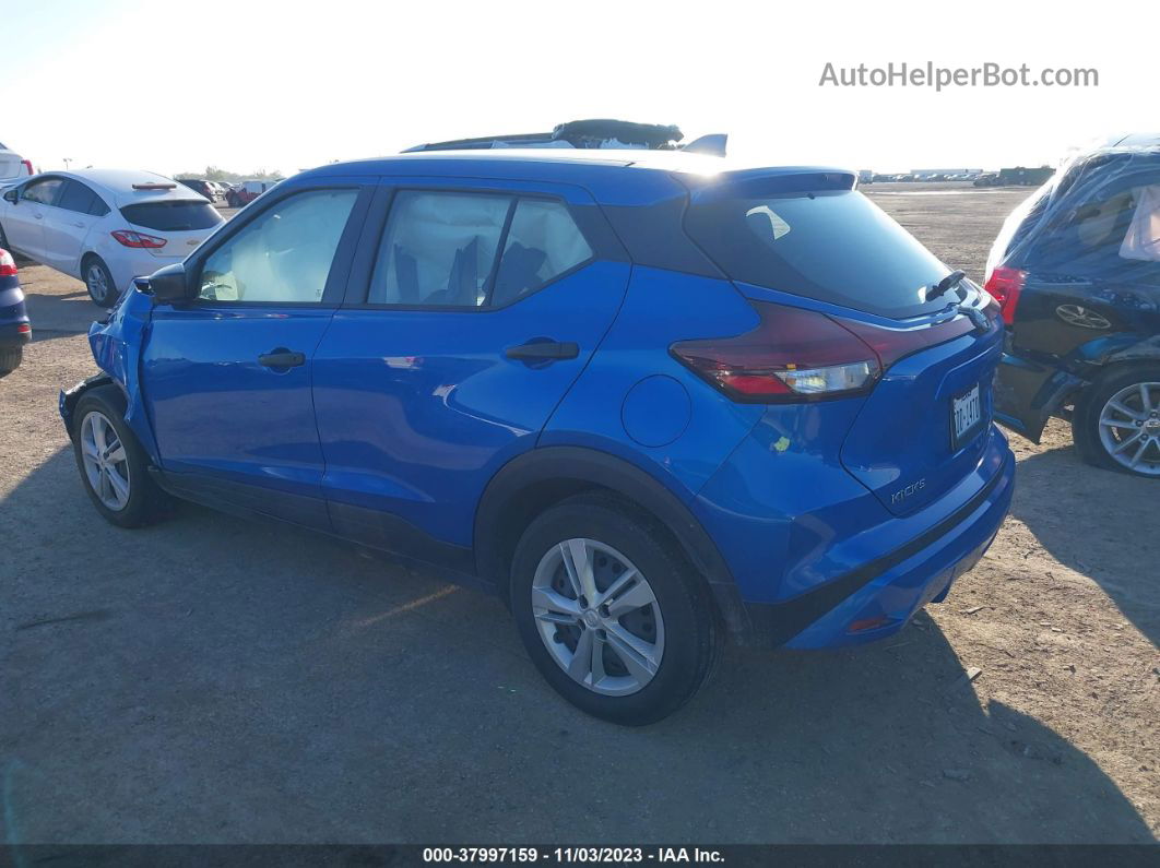 2022 Nissan Kicks S Xtronic Cvt Blue vin: 3N1CP5BV7NL503195