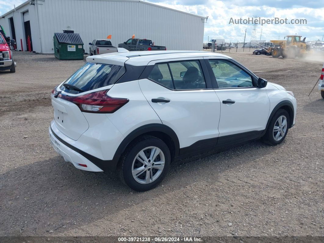 2022 Nissan Kicks S Xtronic Cvt White vin: 3N1CP5BV7NL504198