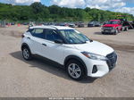 2022 Nissan Kicks S Xtronic Cvt White vin: 3N1CP5BV7NL504198