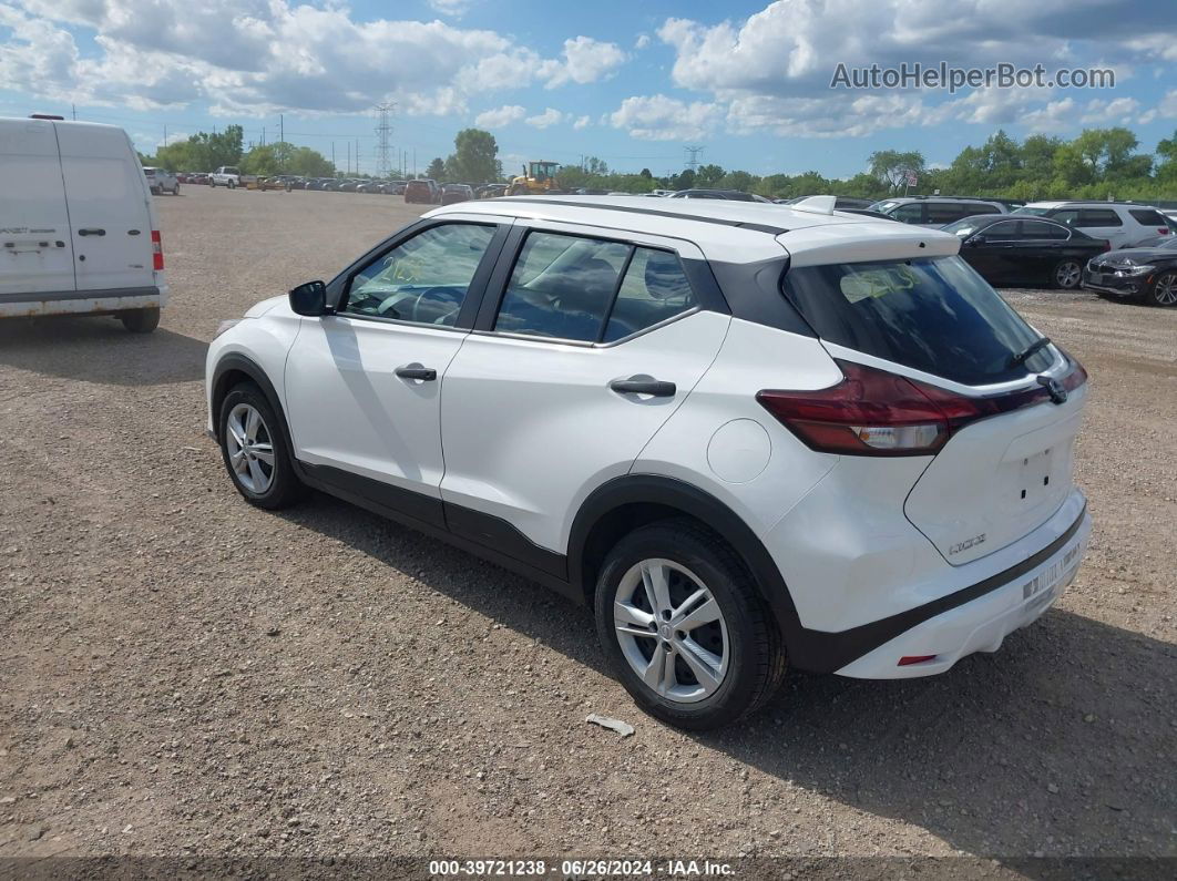 2022 Nissan Kicks S Xtronic Cvt White vin: 3N1CP5BV7NL504198