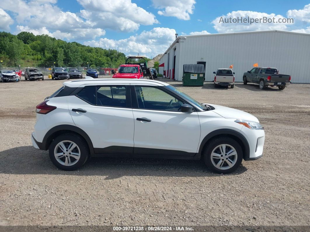 2022 Nissan Kicks S Xtronic Cvt White vin: 3N1CP5BV7NL504198