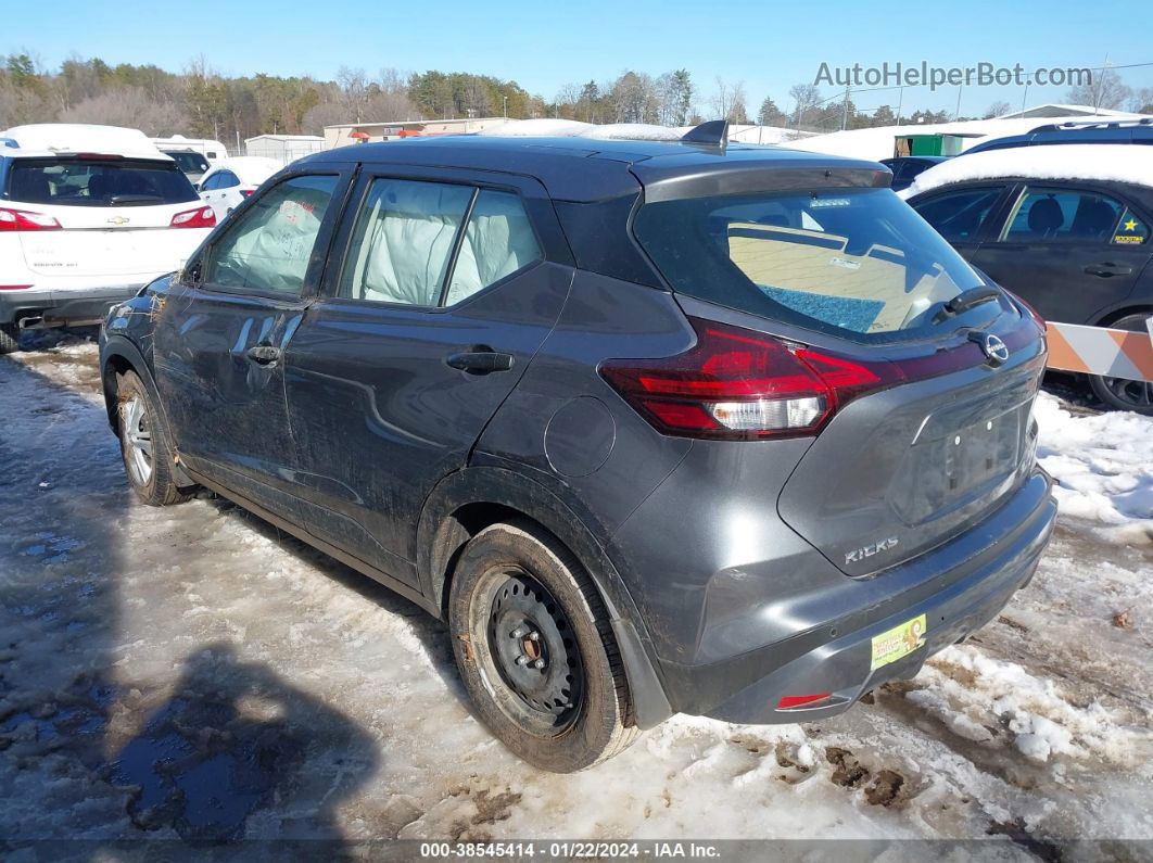 2022 Nissan Kicks S Xtronic Cvt Silver vin: 3N1CP5BV7NL516724