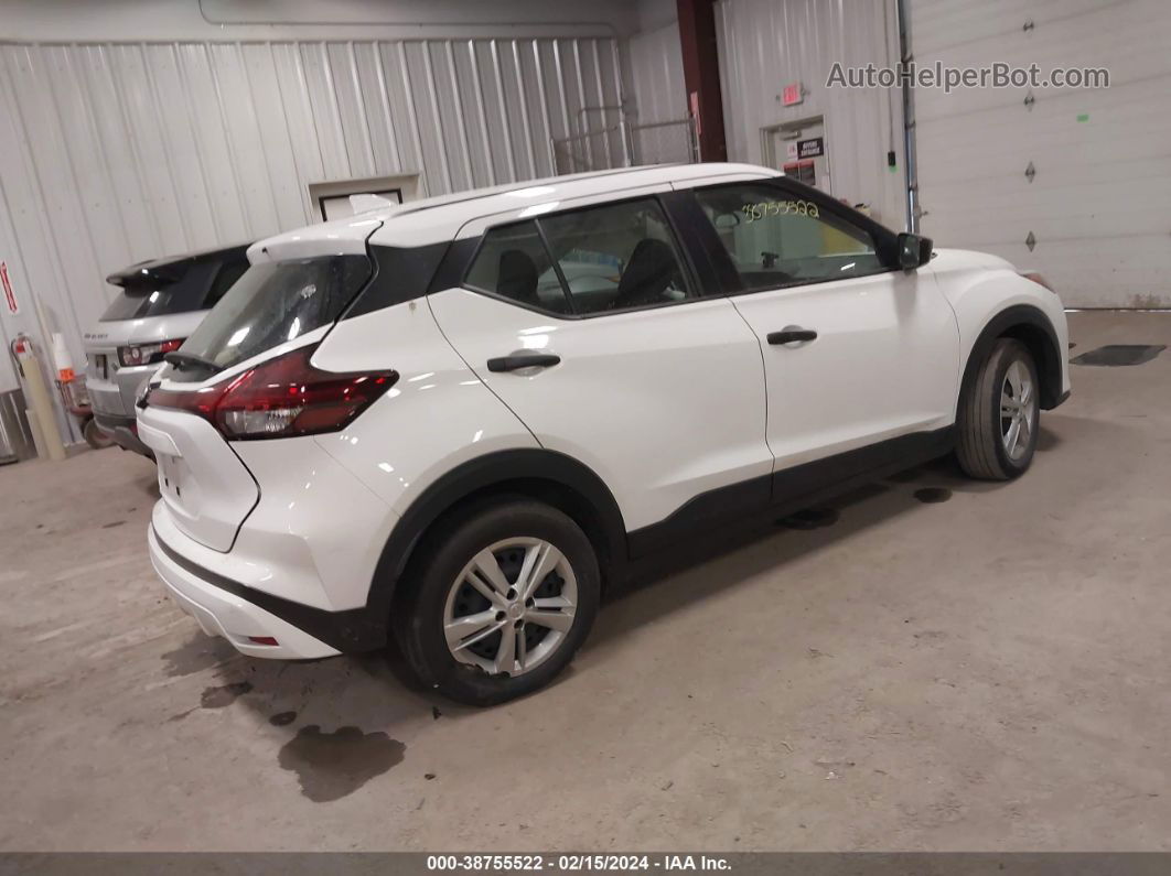 2022 Nissan Kicks S Xtronic Cvt White vin: 3N1CP5BV7NL526511