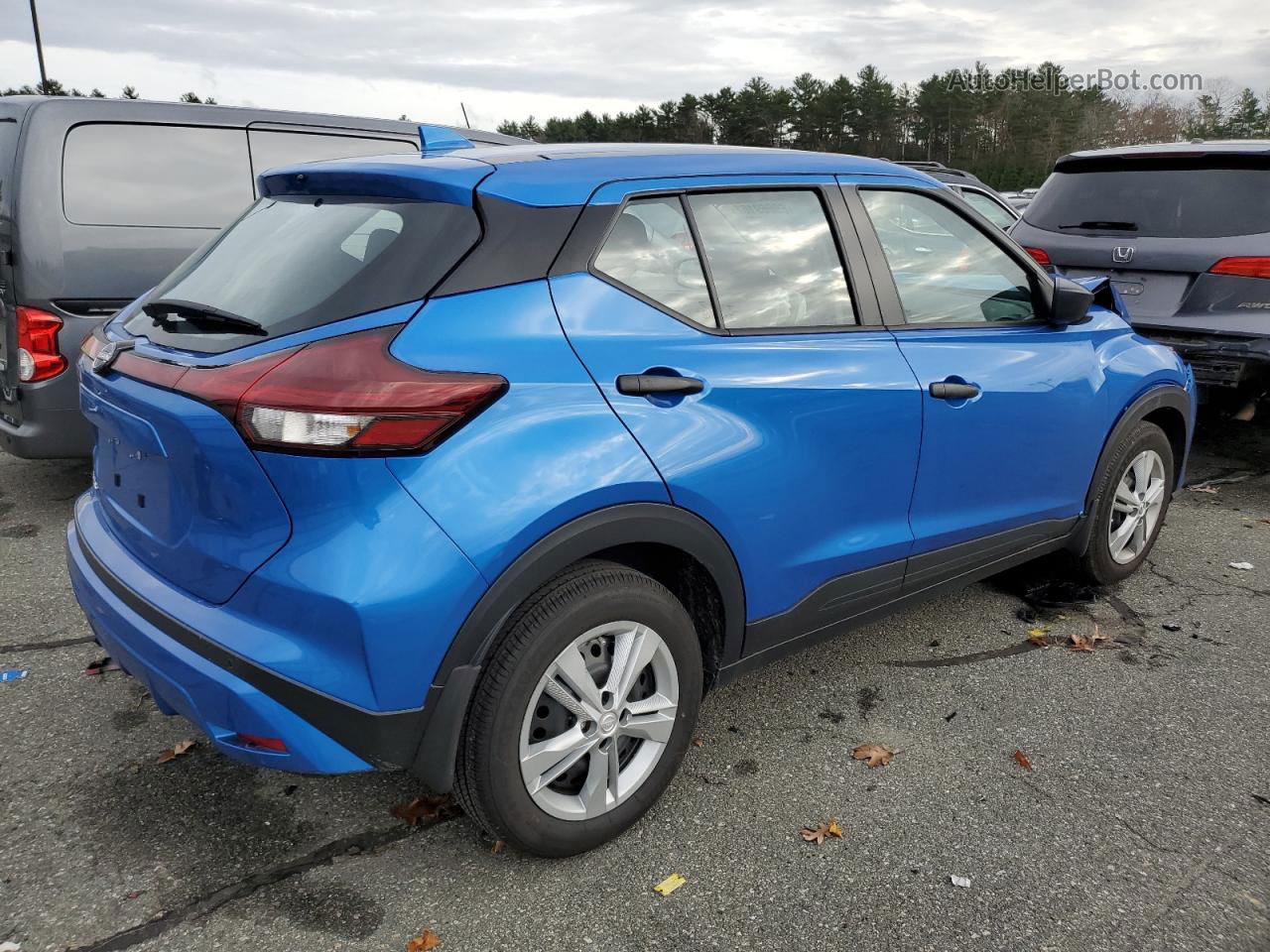 2022 Nissan Kicks S Blue vin: 3N1CP5BV7NL531935