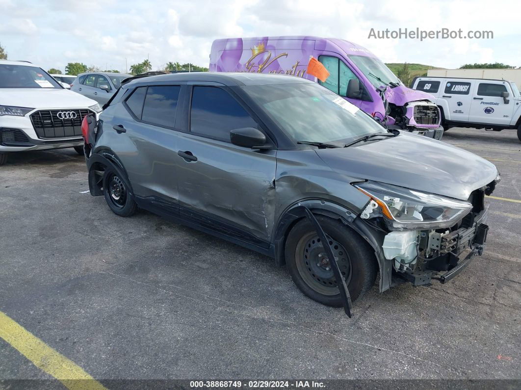 2020 Nissan Kicks S Xtronic Cvt Gray vin: 3N1CP5BV8LL550183