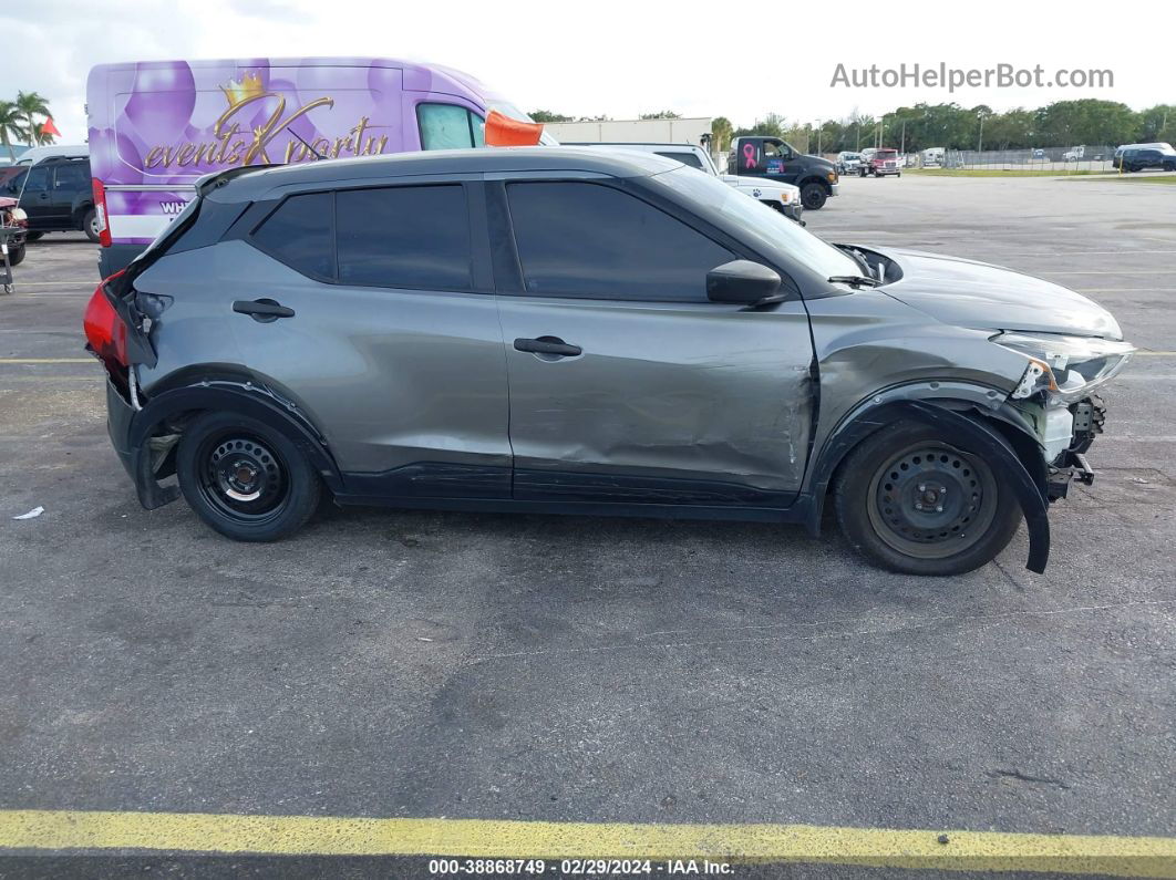 2020 Nissan Kicks S Xtronic Cvt Серый vin: 3N1CP5BV8LL550183