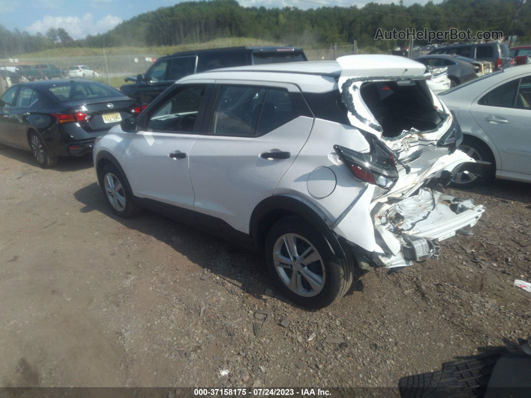 2022 Nissan Kicks S White vin: 3N1CP5BV8NL506560