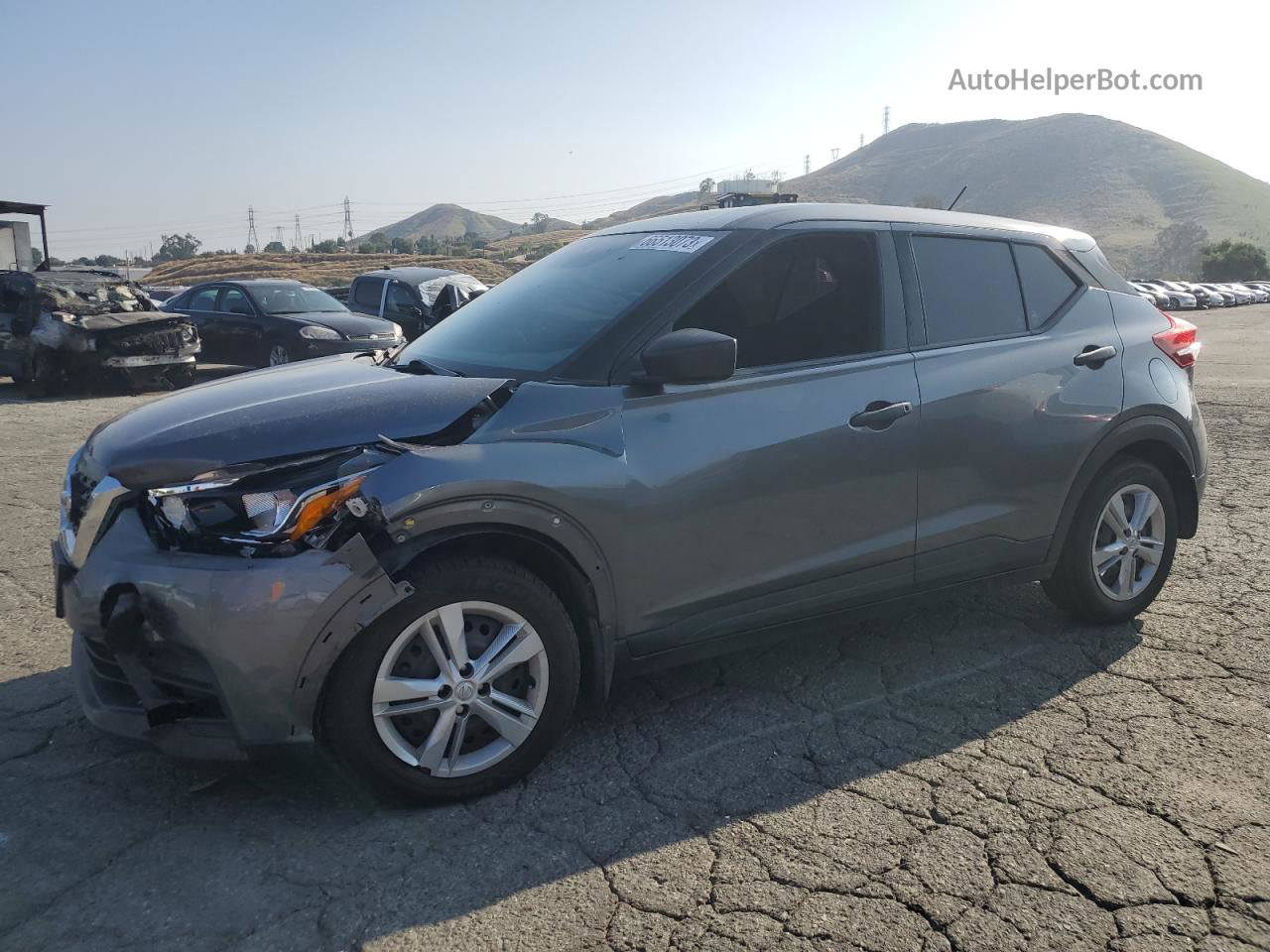 2020 Nissan Kicks S Gray vin: 3N1CP5BV9LL513370