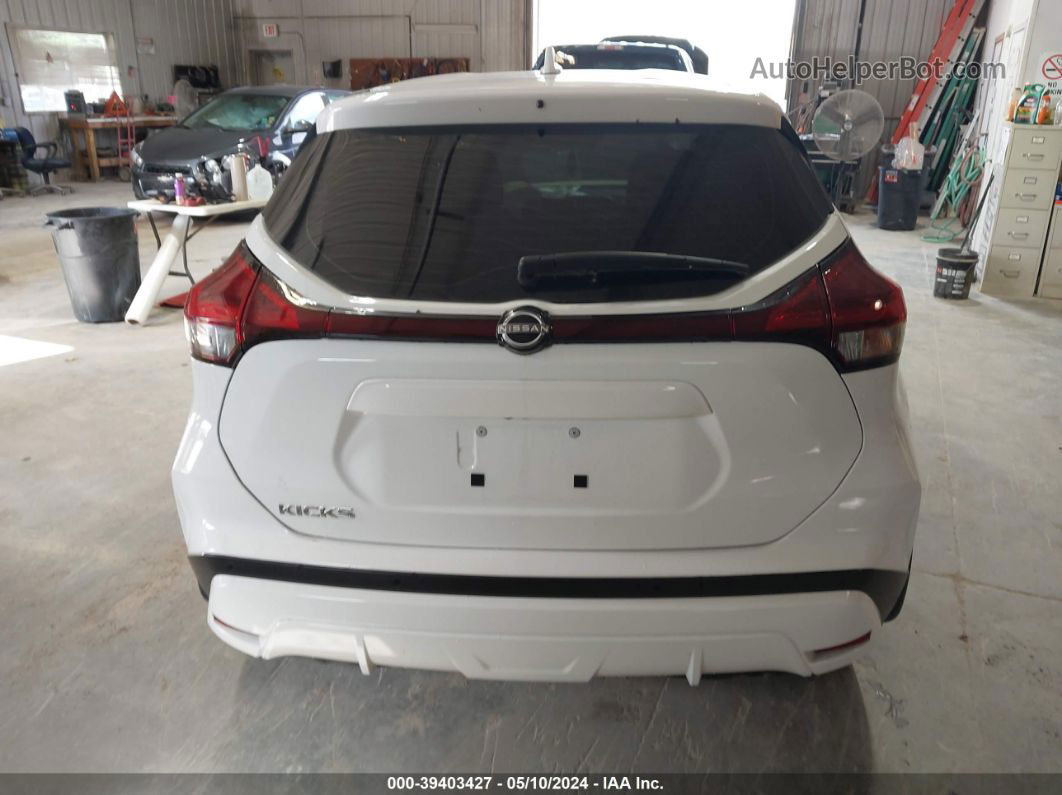 2022 Nissan Kicks S Xtronic Cvt White vin: 3N1CP5BV9NL496489