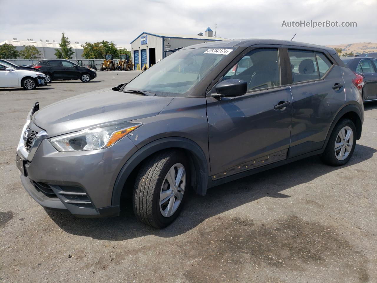 2020 Nissan Kicks S Gray vin: 3N1CP5BVXLL570774