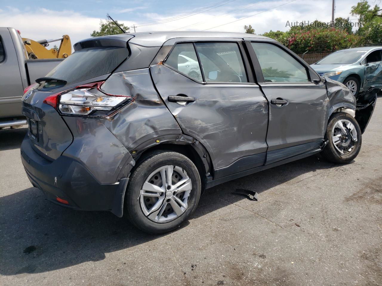 2020 Nissan Kicks S Gray vin: 3N1CP5BVXLL570774