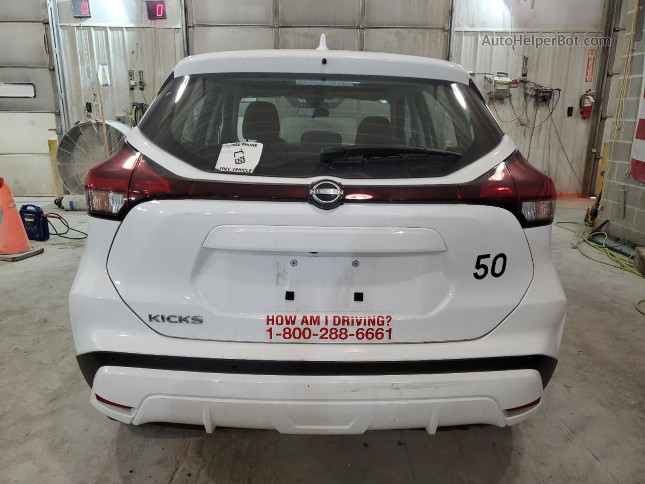 2022 Nissan Kicks S White vin: 3N1CP5BVXNL488272