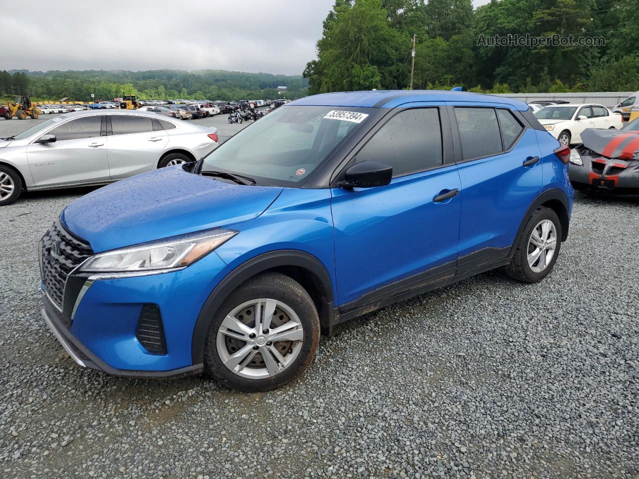 2022 Nissan Kicks S Blue vin: 3N1CP5BVXNL518547