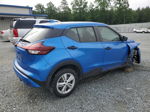 2022 Nissan Kicks S Blue vin: 3N1CP5BVXNL518547