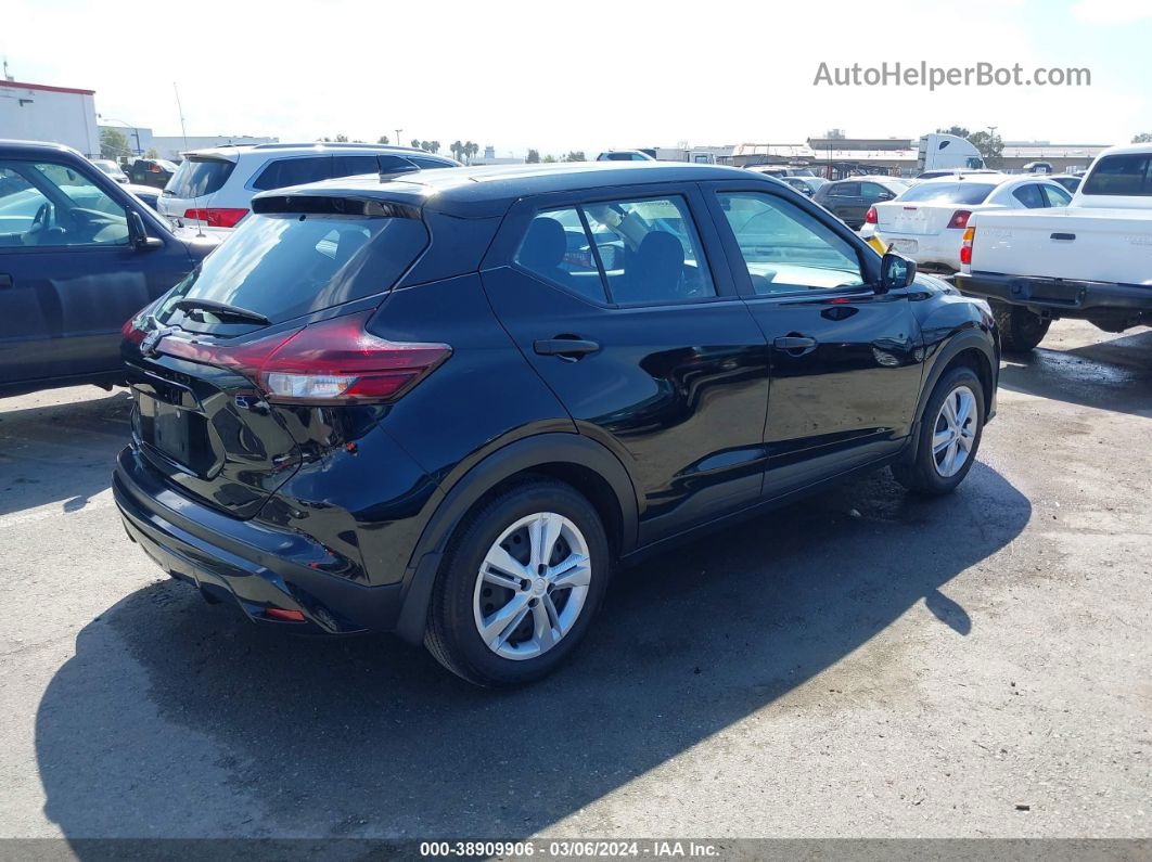 2022 Nissan Kicks S Xtronic Cvt Black vin: 3N1CP5BVXNL518600