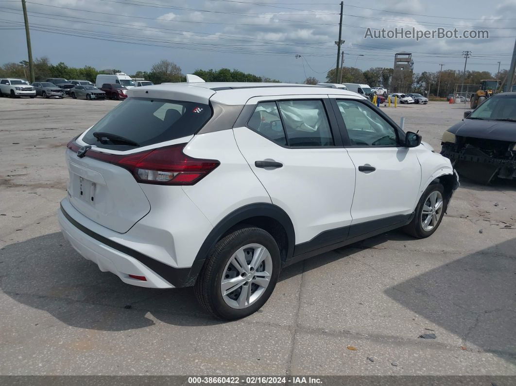 2022 Nissan Kicks S Xtronic Cvt White vin: 3N1CP5BVXNL519018